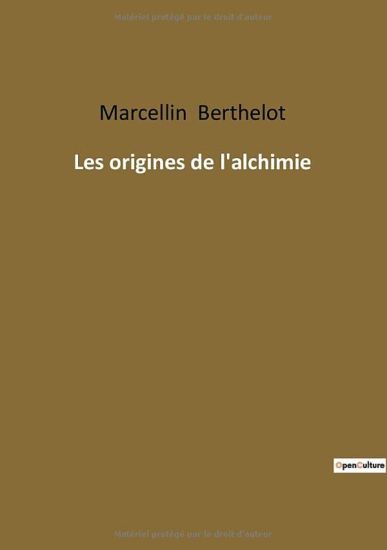 Les origines de l'alchimie