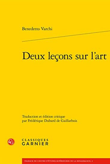 Deux Lecons Sur l'Art
