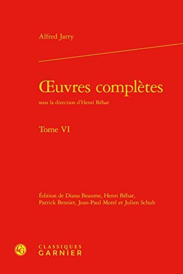 Oeuvres Completes. Tome VI
