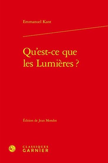 Qu'est-CE Que Les Lumieres ?