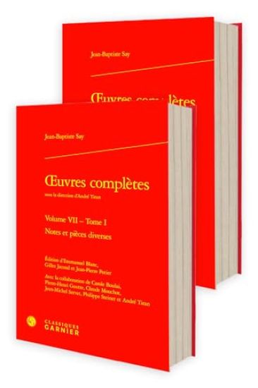 Oeuvres Completes. Volume VII: Notes Et Pieces Diverses