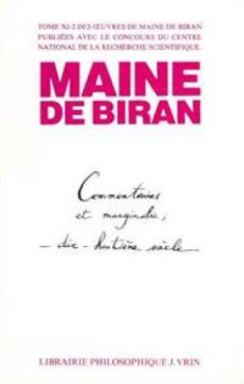 Maine De Biran Oeuvres