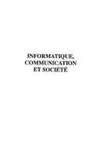 Informatique, communication et société