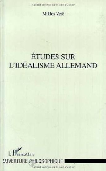 Études sur l'idéalisme Allemand