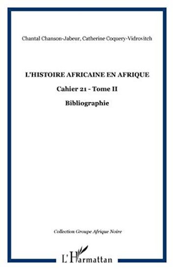 L'histoire africaine en Afrique
