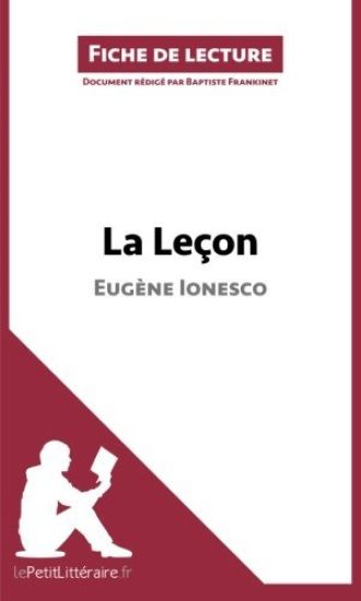 La Leçon de Eugène Ionesco (Fiche de lecture)