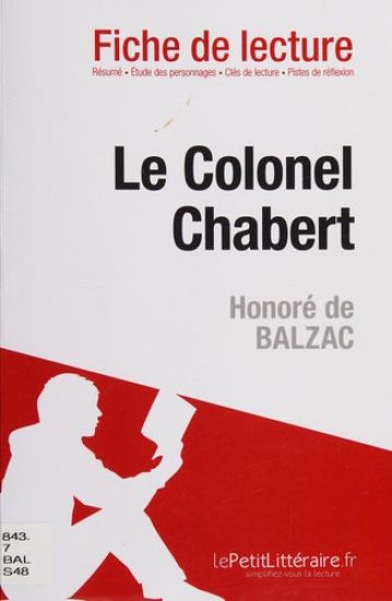 Le Colonel Chabert d'Honoré de Balzac (Fiche de lecture)