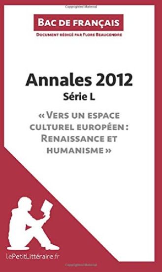 Bac de français 2012 - Annales Série L (Corrigé)