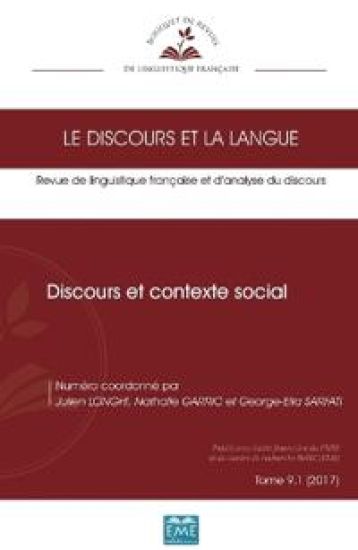 Discours et contexte social