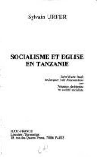 Socialisme et Eglise en Tanzanie