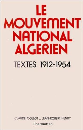 Le mouvement national algérien