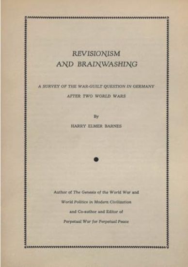 Revisionism and Brainwashing