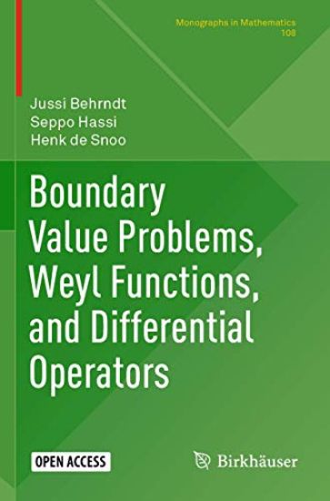 Boundary Value Problems, Weyl Functions, and Differential Operators