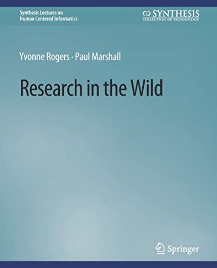 Research in the Wild – YVONNE ROGERS, kirjan kansikuva