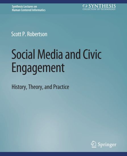 Social Media and Civic Engagement – Scott Robertson, kirjan kansikuva