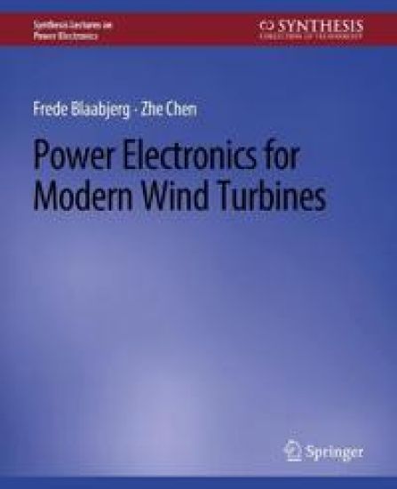 Power Electronics for Modern Wind Turbines – Frede Blaabjerg, kirjan kansikuva