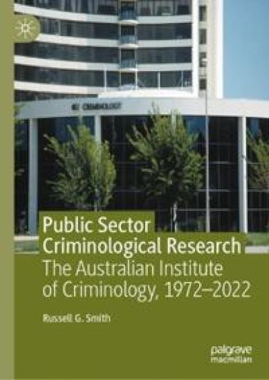 Public Sector Criminological Research – Russell G. Smith, kirjan kansikuva