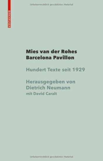 Mies Van Der Rohe Barcelona-Pavillon