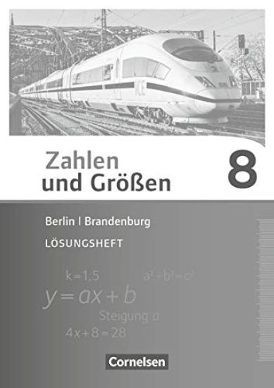 Zahlen und Größen 8. Schuljahr - Berlin und Brandenburg - Lösungen zum Schülerbuch