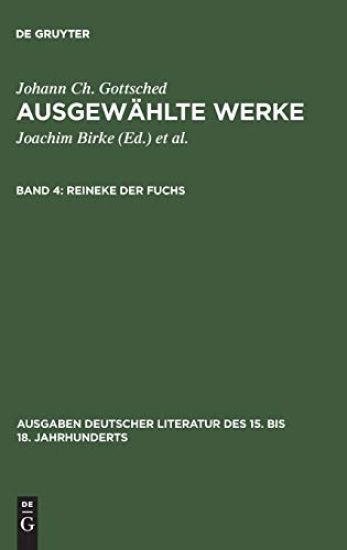 Ausgewählte Werke, Bd 4, Reineke der Fuchs