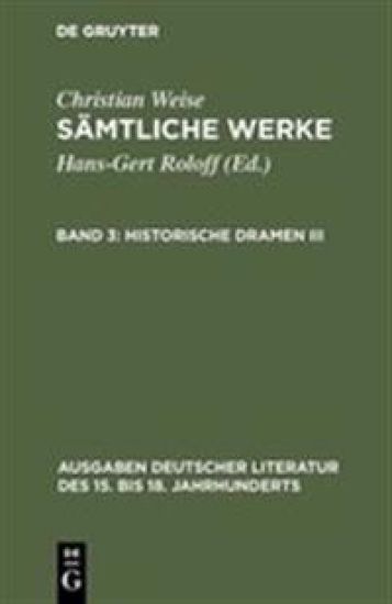 Historische Dramen III