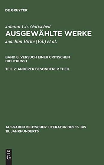 Ausgewählte Werke, Bd 6/Tl 2, Anderer besonderer Theil