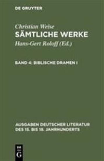 Biblische Dramen I