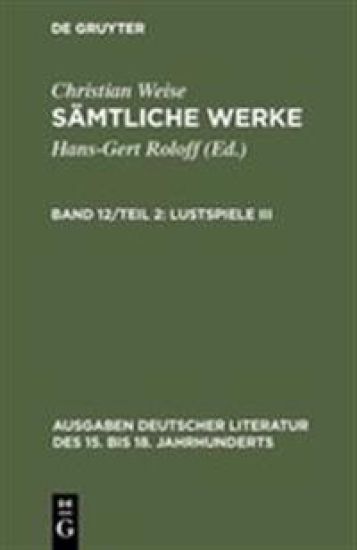 Lustspiele III