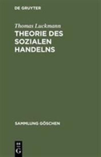 Theorie Des Sozialen Handelns