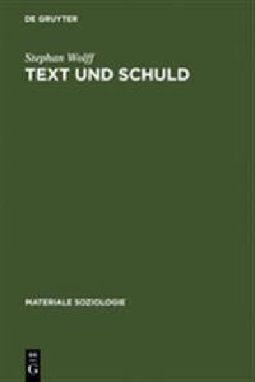 Text Und Schuld