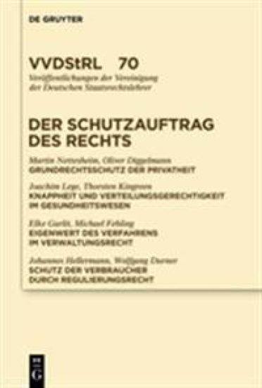 Der Schutzauftrag des Rechts