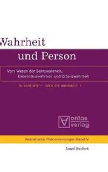 De Veritate - Über die Wahrheit, Band 1, Wahrheit und Person