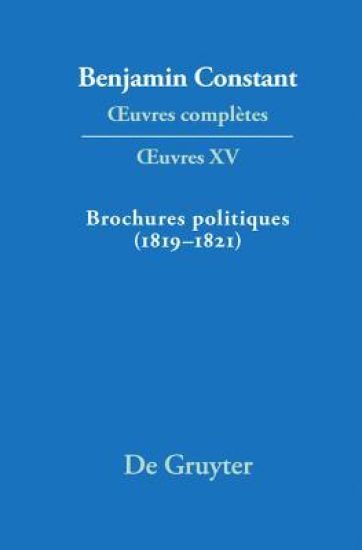 Brochures Politiques (1819-1821)