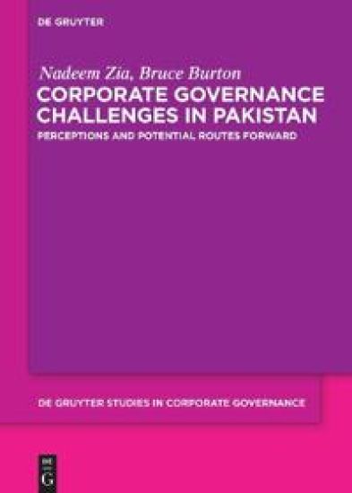 Corporate Governance Challenges in Pakistan