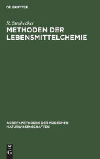 Methoden Der Lebensmittelchemie