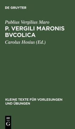P. Vergili Maronis Bvcolica