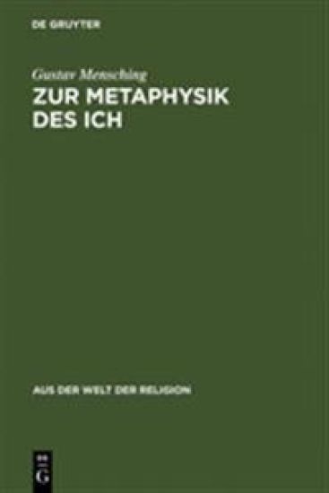 Zur Metaphysik Des Ich
