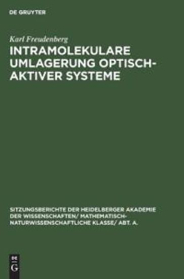 Intramolekulare Umlagerung Optisch-Aktiver Systeme