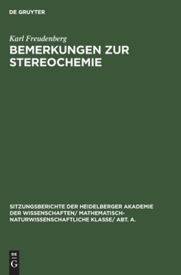 Bemerkungen Zur Stereochemie