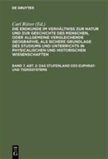 Das Stufenland des Euphrat- und Tigrissystems