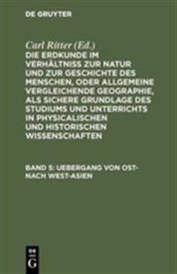 Uebergang von Ost- nach West-Asien