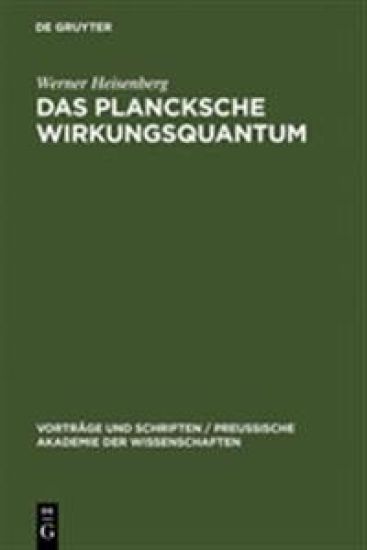Das Plancksche Wirkungsquantum