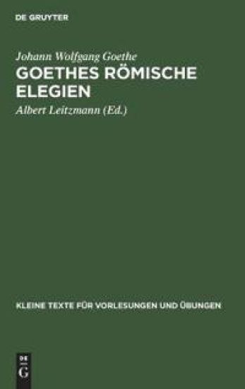 Goethes Römische Elegien