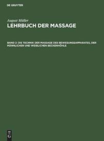 Die Technik Der Massage Des Bewegungsapparates, Der Männlichen Und Weiblichen Beckenhöhle