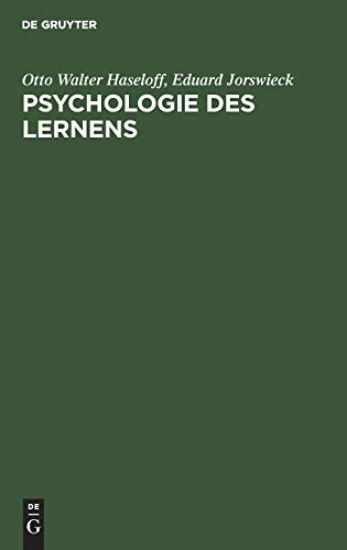 Psychologie Des Lernens