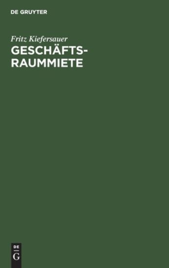 Geschäftsraummiete