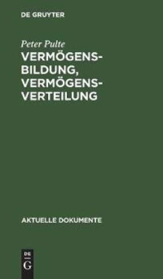 Vermögensbildung, Vermögensverteilung