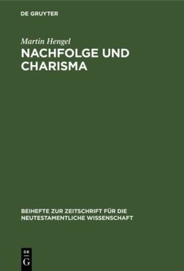 Nachfolge Und Charisma