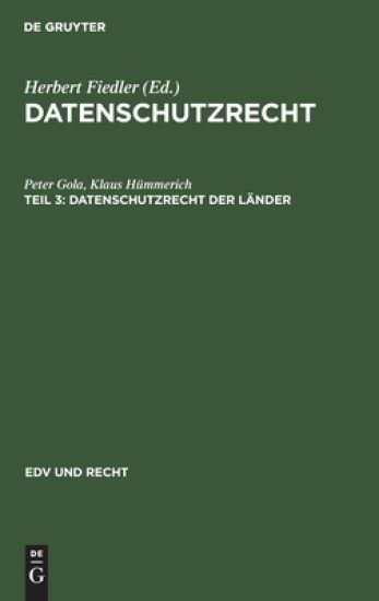 Datenschutzrecht Der Länder