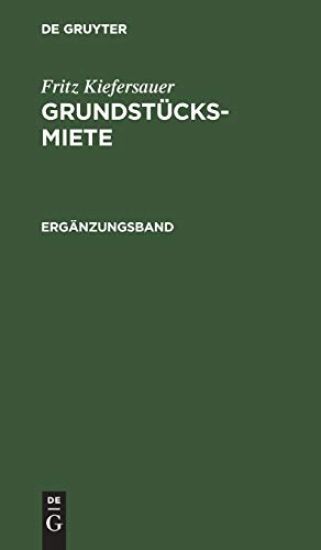 Ergänzungsband